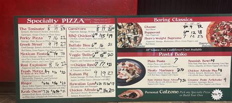 Big Don's Pizza - Menu