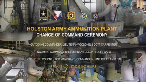 DVIDS - Video - Holston Army Ammunition Plant Change of Command Ceremony 8-5-22