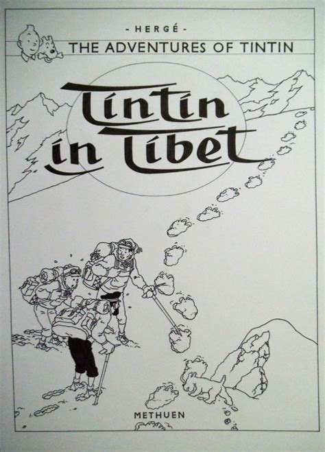 Tintin in Tibet Original Cover Art, in Andy Marinkovich's Tintin Comic ...