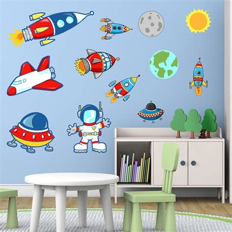 Kids wall sticker Space Kit | MuralDecal.com