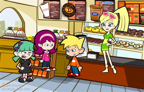 Image - Cartoon Classics in the donut shop.png | GoAnimate V2 Wiki | FANDOM powered by Wikia