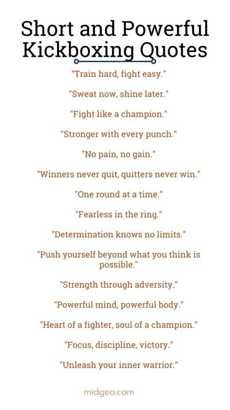 75 Motivational Kickboxing Quotes For Fighters & Fans