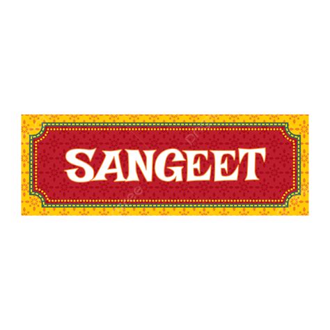 Sangeet Indian Wedding Sign Welcome Board Label Vector, Sangeet ...