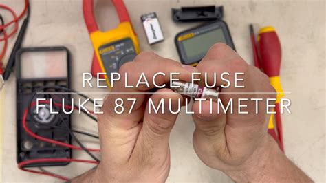 Fluke 87 Digital Multimeter Fuse Replacement - YouTube