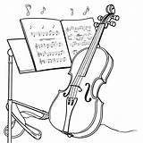 Violin And Sheet Music Coloring Pages  Free Online sketch template