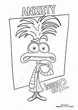 Free Inside Out 2 Coloring Pages  For Kids sketch template