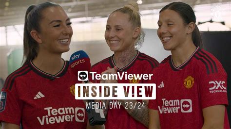 Man Utd Women TeamViewer Inside View media day | Manchester United