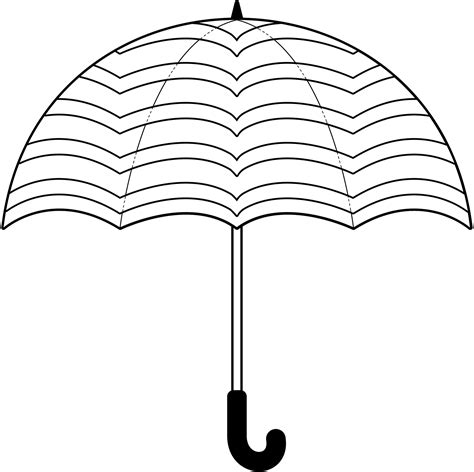 Umbrella Printable Template | Free Printable Papercraft Templates