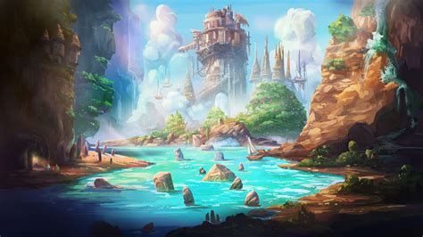 Fantasy Environment Illustration Course - Creating by Wingfoxworkshop ...