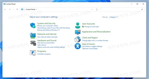 How to Open Control Panel in Windows 11