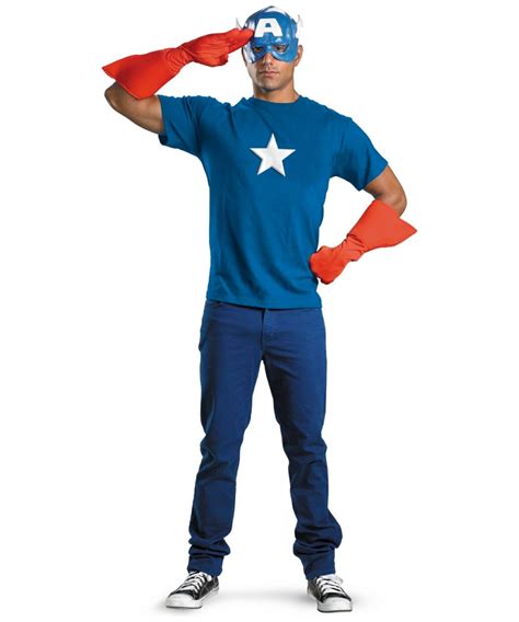 Adult Captain America Kit Movie Costume - Men Costumes