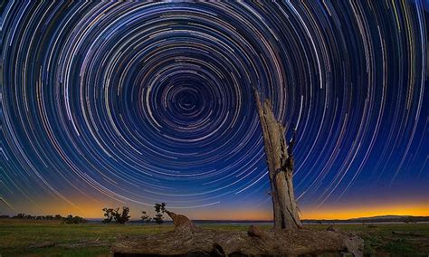 Spectacular Australian Star Trails