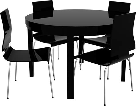 Objets BIM et CAO - Table Ronde Bjursta et Chaises - IKEA | Polantis - Free 3D CAD and BIM ...