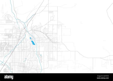 Rich detailed vector area map of Apple Valley, California, USA. Map ...