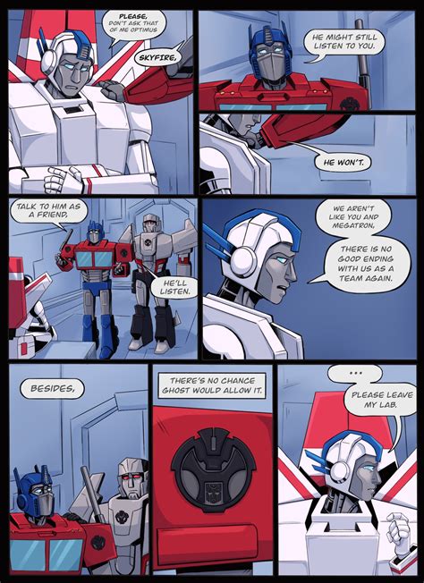 Earthspark Skyfire/Jetfire comic! I had this idea that post war Optimus ...