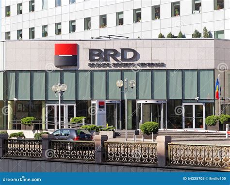 BRD Bank in Bucharest editorial image. Image of building - 64335705