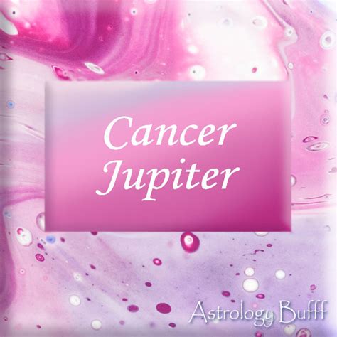 Different Jupiter Signs in a Natal Chart List Meaning