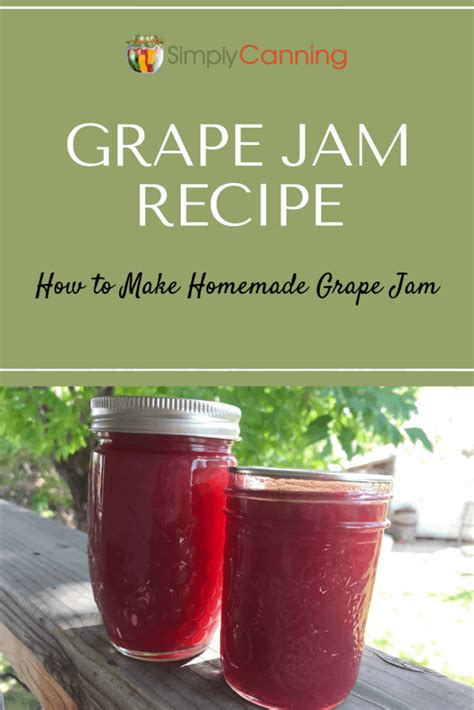 How to Make Grape Jam Recipe with low and full sugar options.