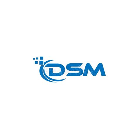 DSM Letter Logo Design on White Background. DSM Creative Initials ...