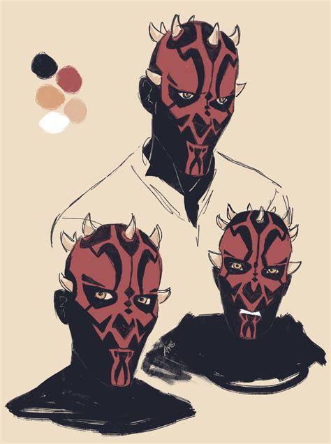 Darth Maul Cop doodles from Star Wars Rebels by flurgburgler | Star ...