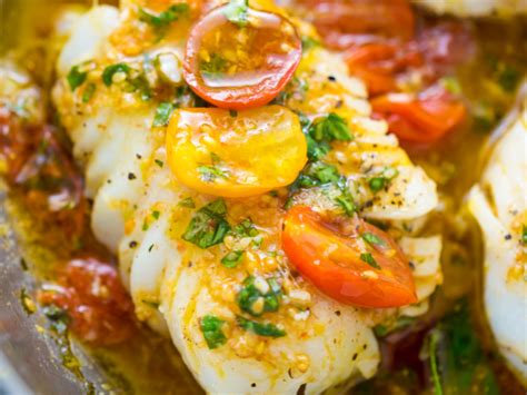 Halibut Cheeks with Leek & Tomato - The Gourmet Warehouse Tomato ...