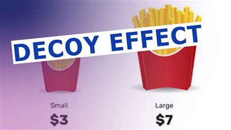 Decoy effect pricing strategy - YouTube