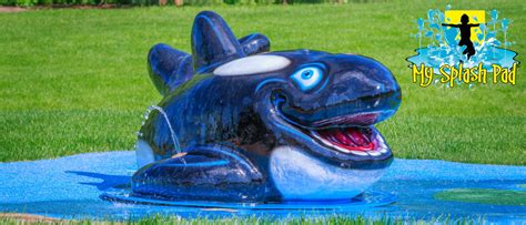 Orca Water Play Feature by My Splash Pad