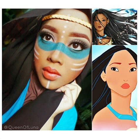 Pocahontas, Pocahontas | 70 Disney Halloween Makeup Ideas For 2021 | POPSUGAR Beauty UK Photo 2