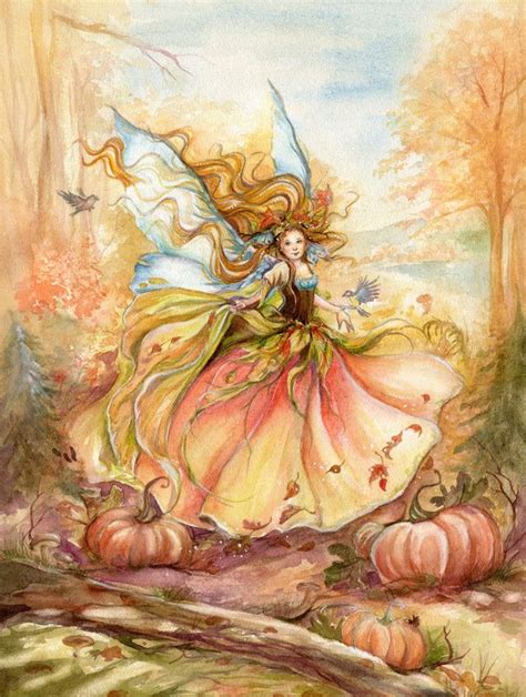 688 best Fall Fairies images on Pinterest | Faeries, Fairy art and ...