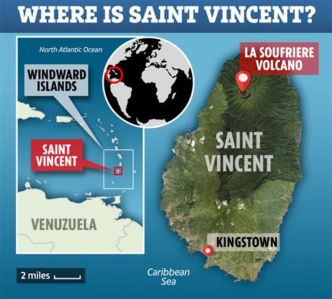 Where is St Vincent? Island home to La Soufriere volcano - News on the ...