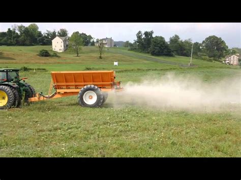 VRT Ag Lime Spreader w Raven SCS 660 - YouTube