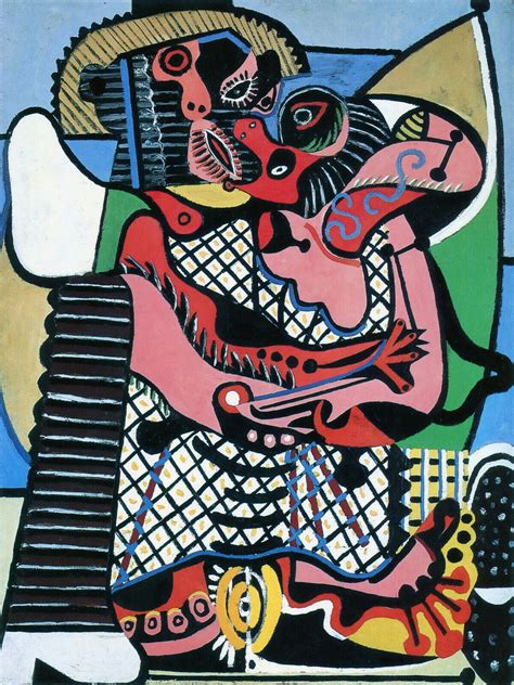 The Kiss, Picasso - CANVAS or PRINT WALL ART - Walmart.com - Walmart.com