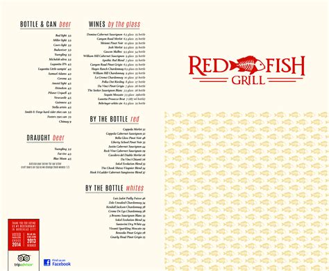 Red Fish Grill Menu, Menu for Red Fish Grill, Morehead City, Morehead City - Urbanspoon/Zomato