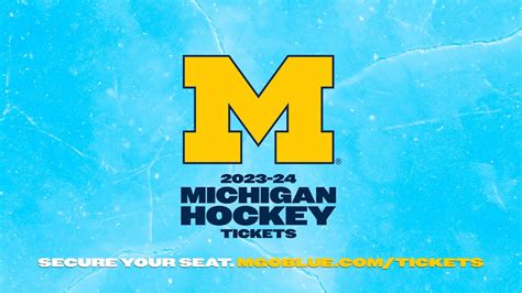 2023-24 Ice Hockey Tickets! Go Blue!