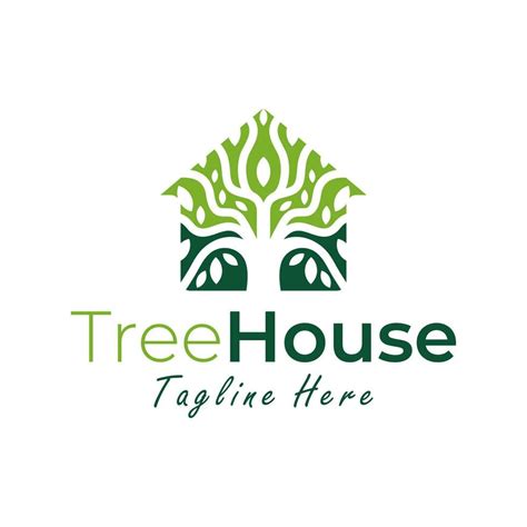 tree house vector logo 36251881 Vector Art at Vecteezy