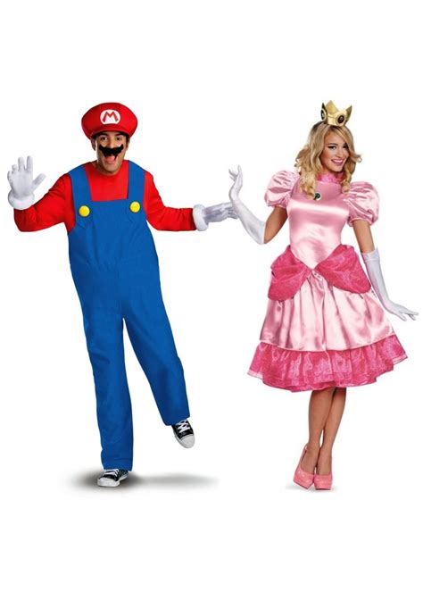 Mario and Peach Couples Costume - Cosplay Costumes