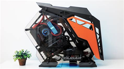 Is Cougar's Conquer the COOLEST Open-Style PC Case Yet? - YouTube