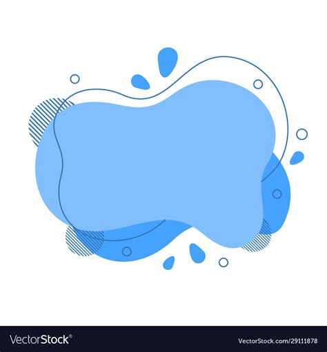 Abstract fluid design element Royalty Free Vector Image