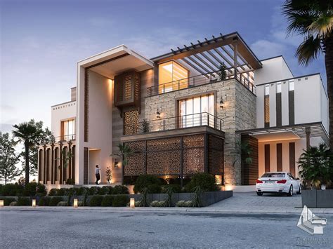 Modern Arabian Home. Oman architecture facade design architecture ...