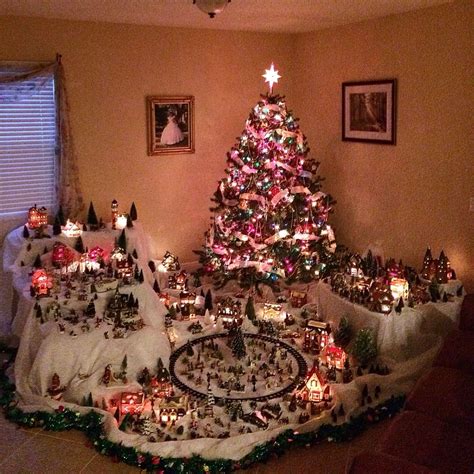 Pin on Christmas Village Ideas | Christmas tree village, Diy christmas ...