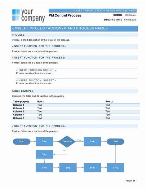 Step-By-Step Process Template Word Free - Printable Word Searches