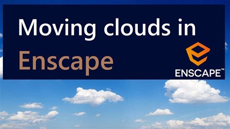 Enscape advanced tutorial | Moving clouds in Enscape | sky effects - YouTube