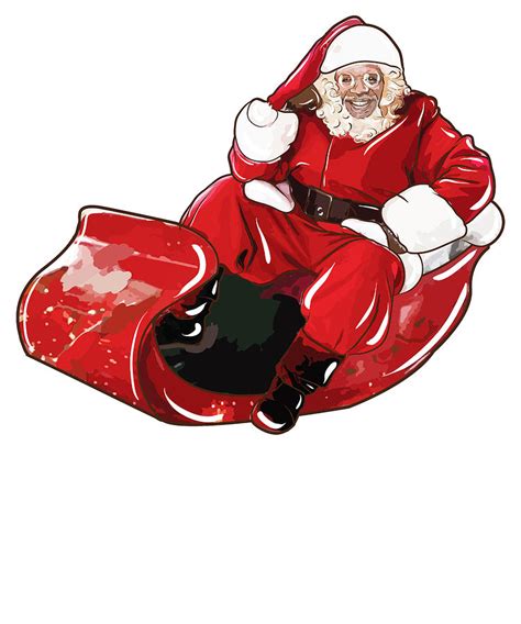 Christmas Santa Claus in Sleigh Drawing by Kanig Designs - Fine Art America