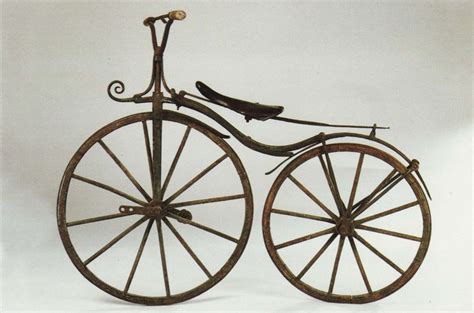 First Bike Invented | First Bicycle Wooden Scooter, Wooden Bicycle ...