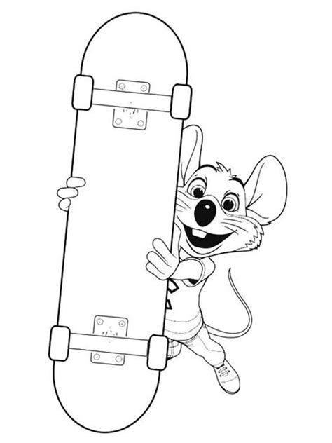 Chuck E Cheese Coloring Pages Free Printable Pdf Sheets – NBKomputer