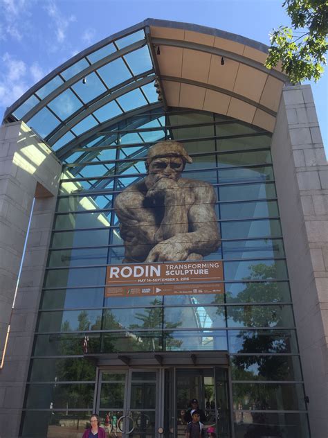 Lobby entrance sign for the Rodin Exhibit at the Peabody-Essex Museum ...