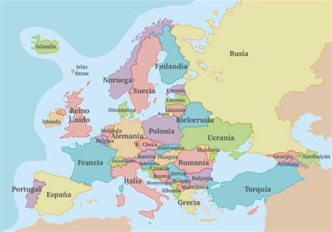 Países y capitales de Europa - Lista, información y habitantes