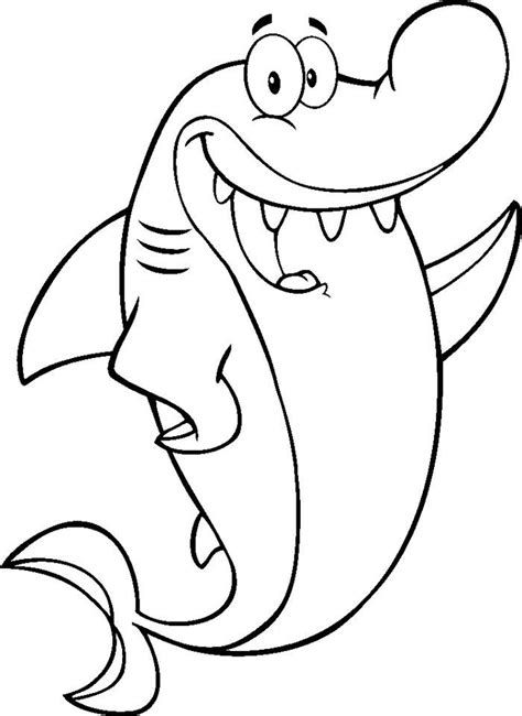 Hungry Shark World Coloring Pages
