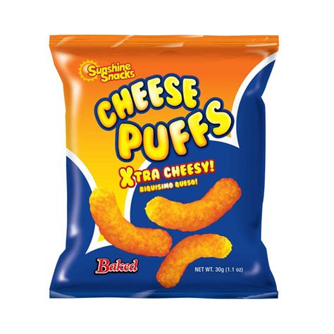 Sunshine Snacks Cheese Puffs Extra Cheesy 30G X 1 - Bellair Farms International