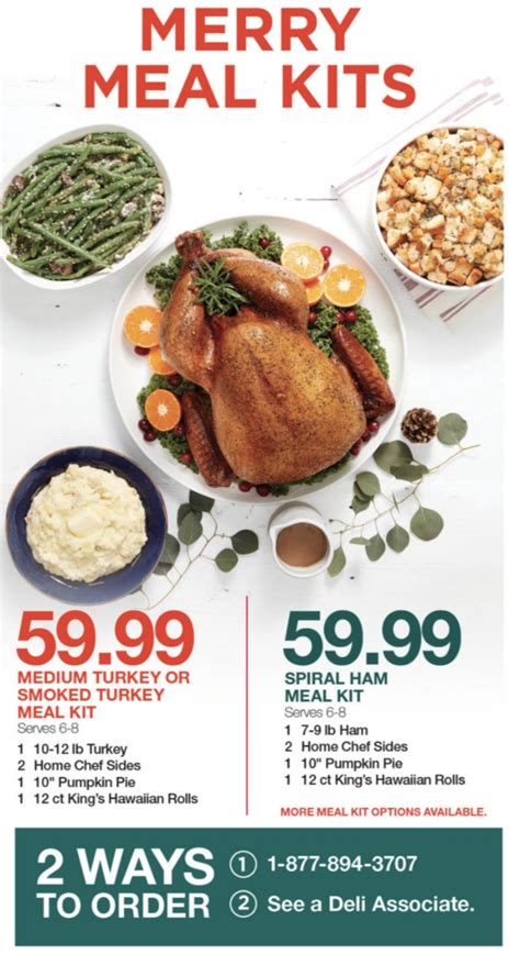 Kroger Christmas Holiday Meals To Go 2021